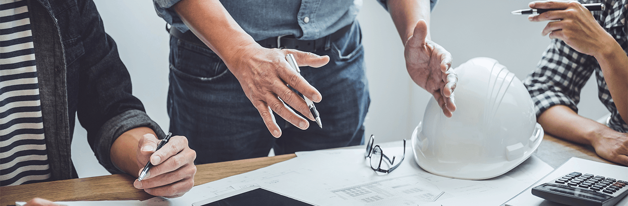 man standing on mountain top